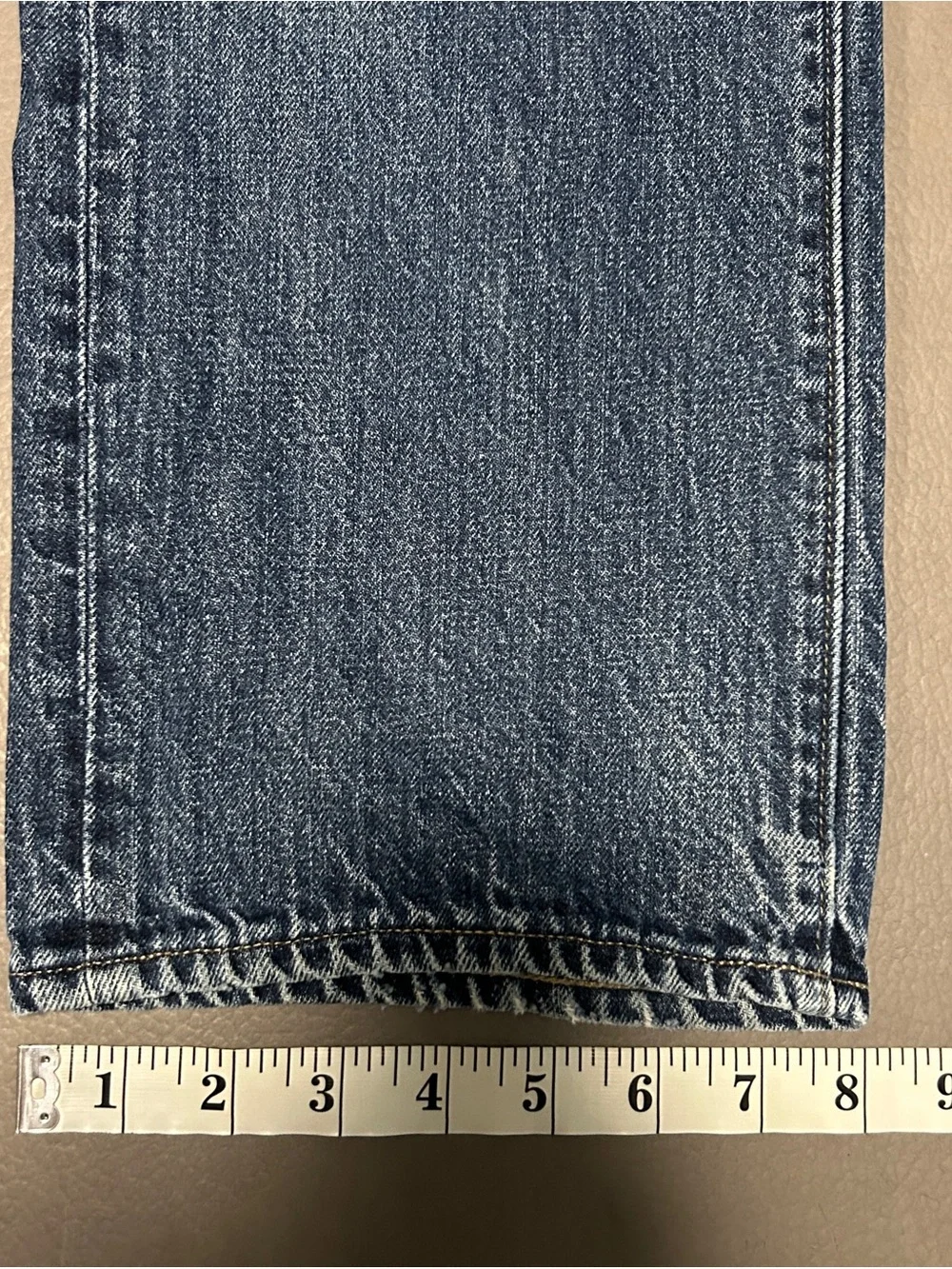 J. Crew Men's Straight Jeans in Medium Blue Wash